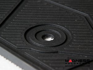 FIAT 124 Floor Mats - All Weather - Rubber - Premium 